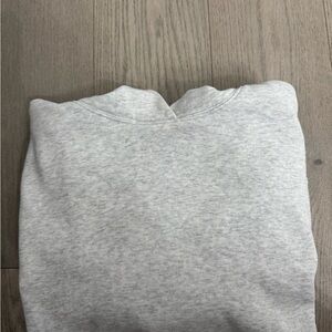 Hollister Light Gray Fleece Sweatshirt